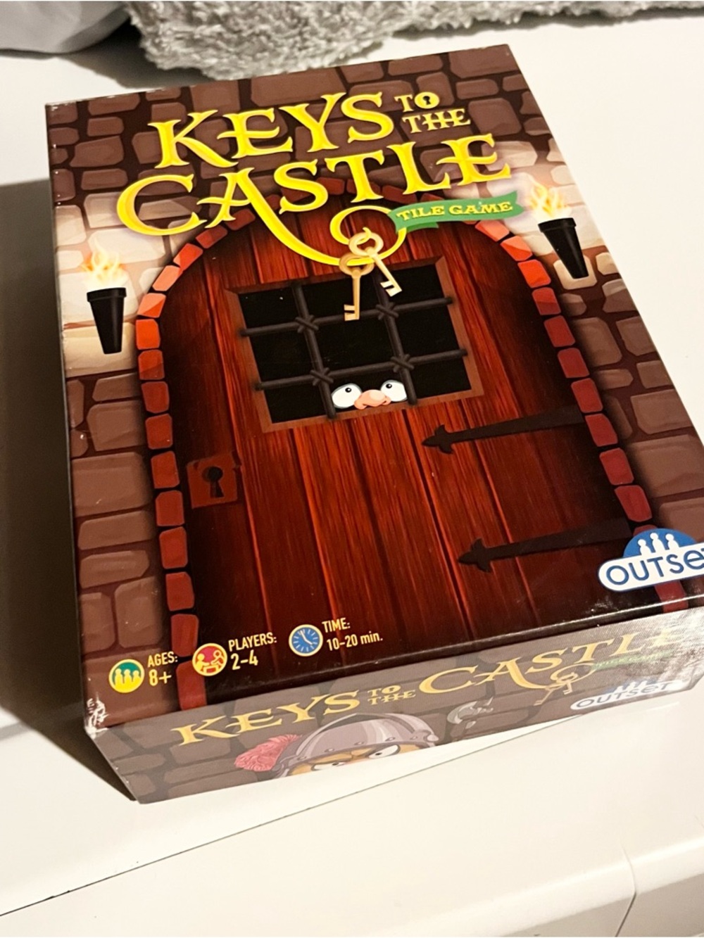 Keys to the Castle Tile Game — Brown Game Box